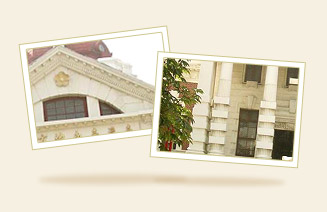 台南地方法院的主入口及次入口
